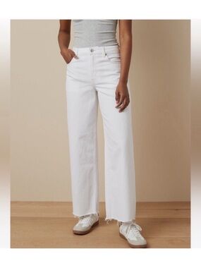 NWT American Eagle super high rise baggy wide leg ankle jean